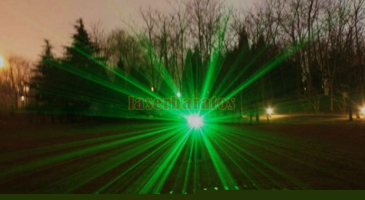 3000MW ultra alta resistencia de largo alcance recargable láser verde