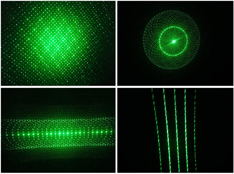 de cinco estrellas del laser 10mW gorra 